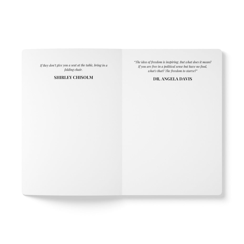 "Juneteenth" Softcover Notebook (With Quotes Inside)