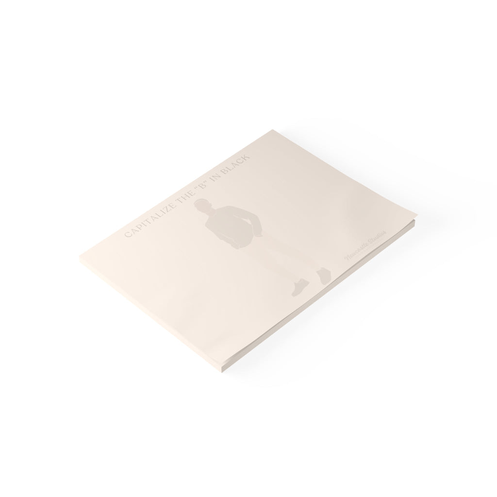 "Capitalize the 'B' in Black #1" Post-it® Notepad (Various Sizes)