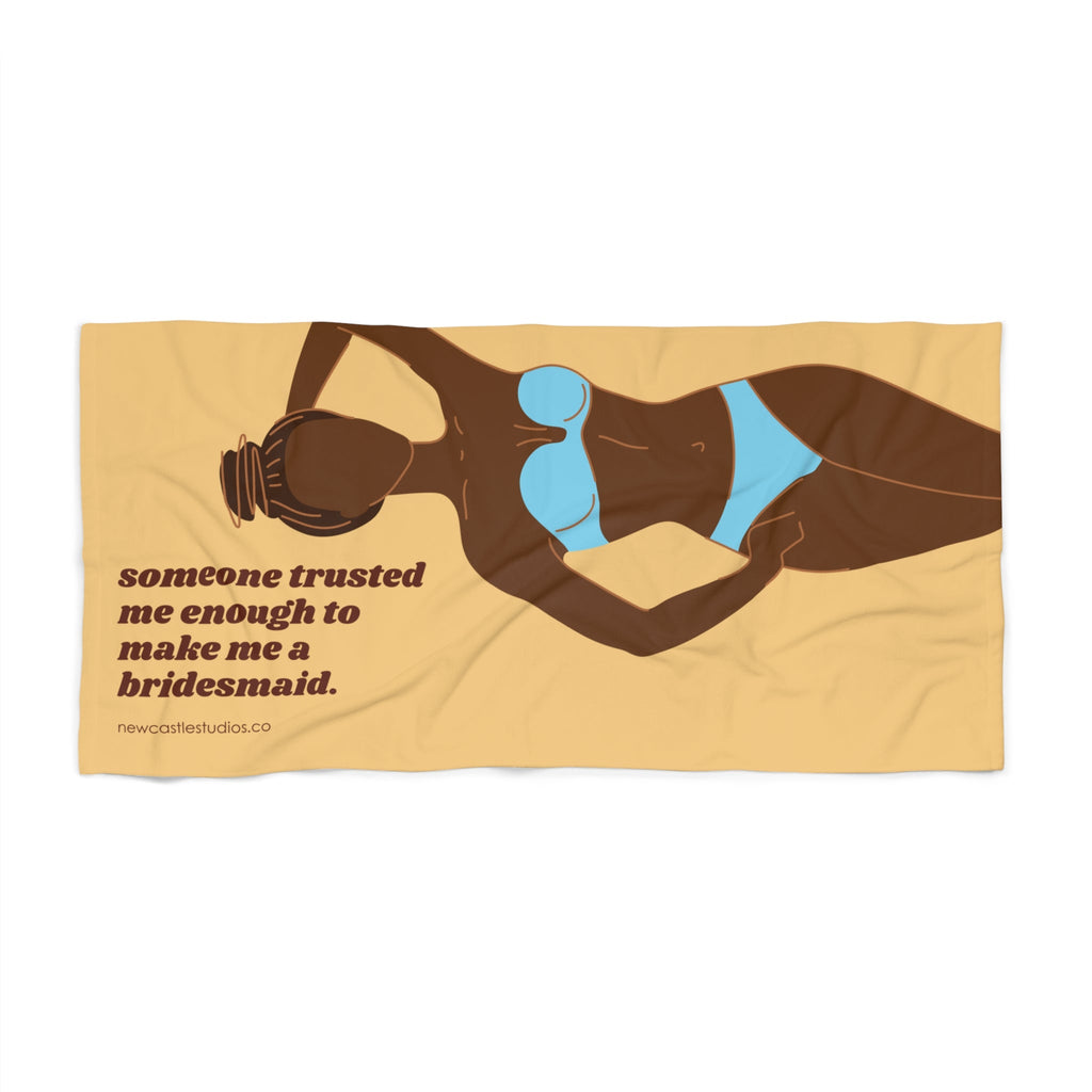 "Bridesmaid" Beach Towel