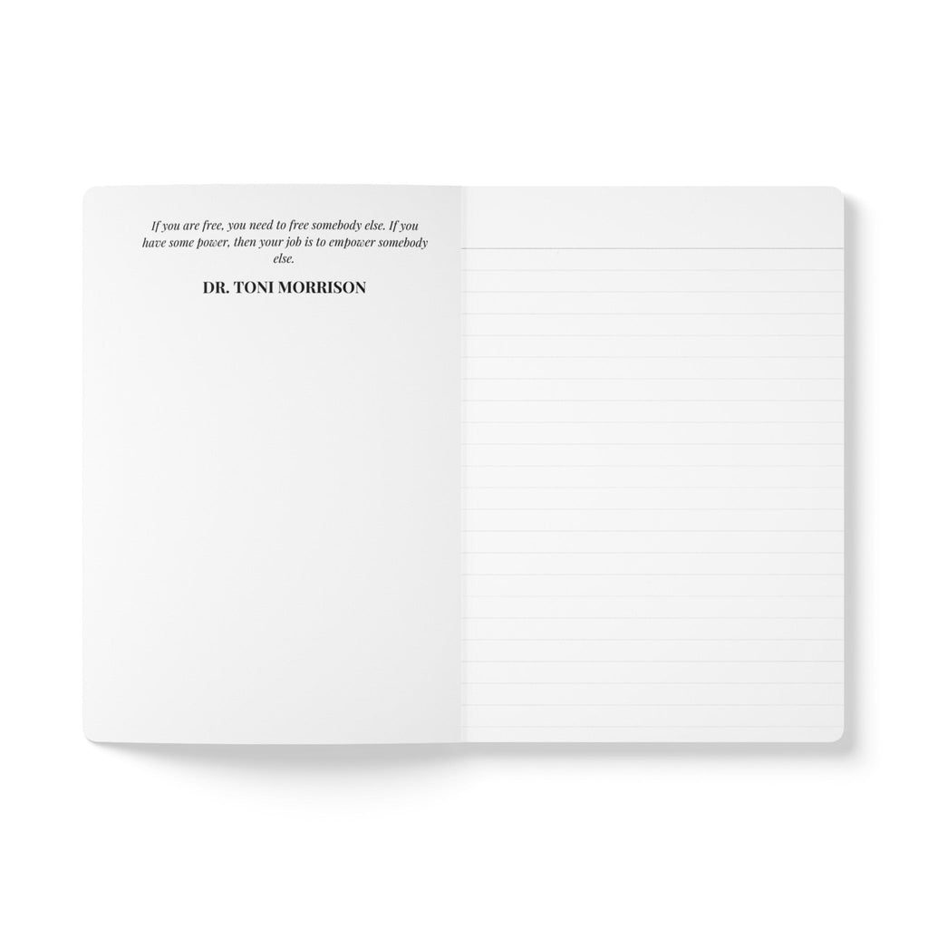 "Juneteenth" Softcover Notebook (With Quotes Inside)