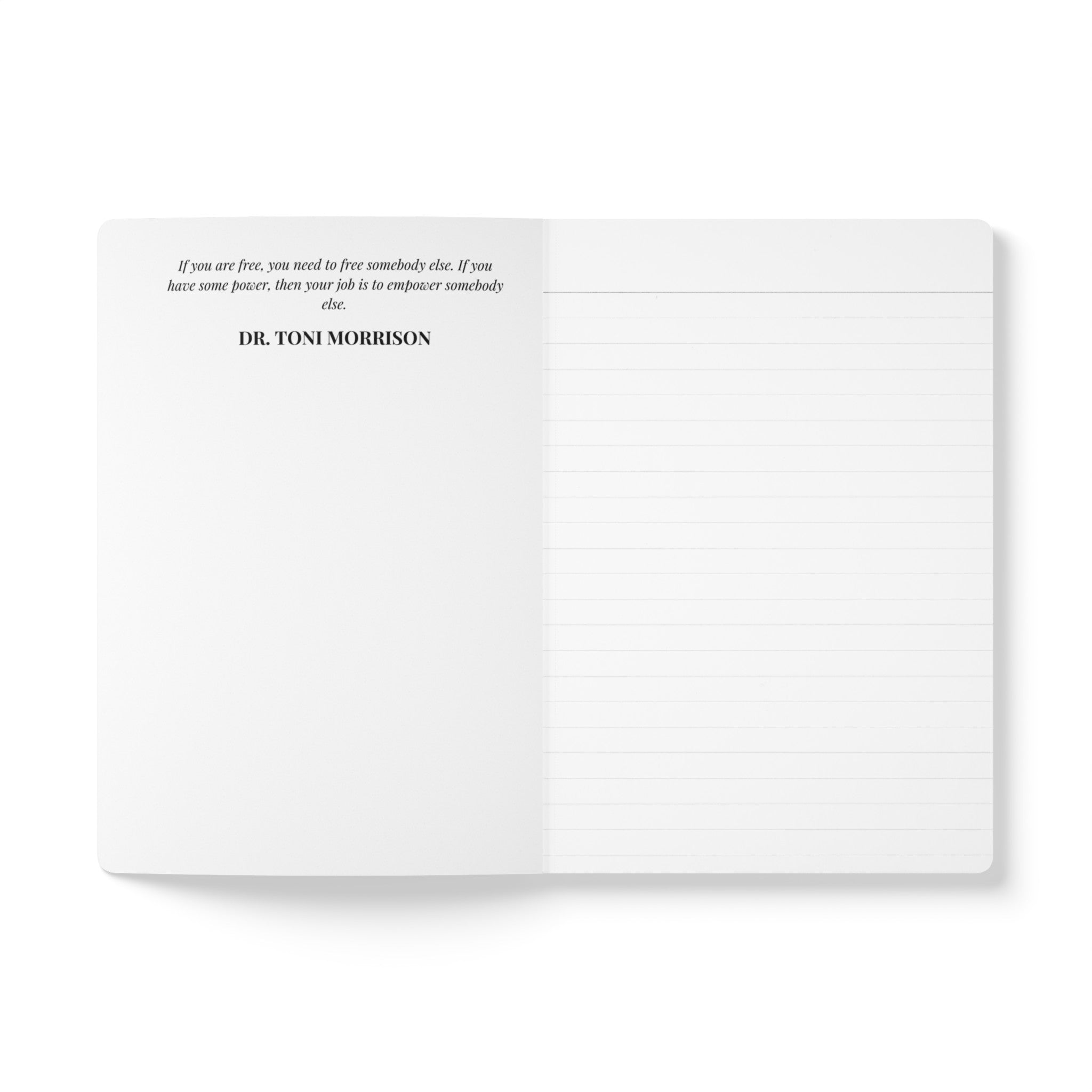 "Juneteenth" Softcover Notebook (With Quotes Inside)