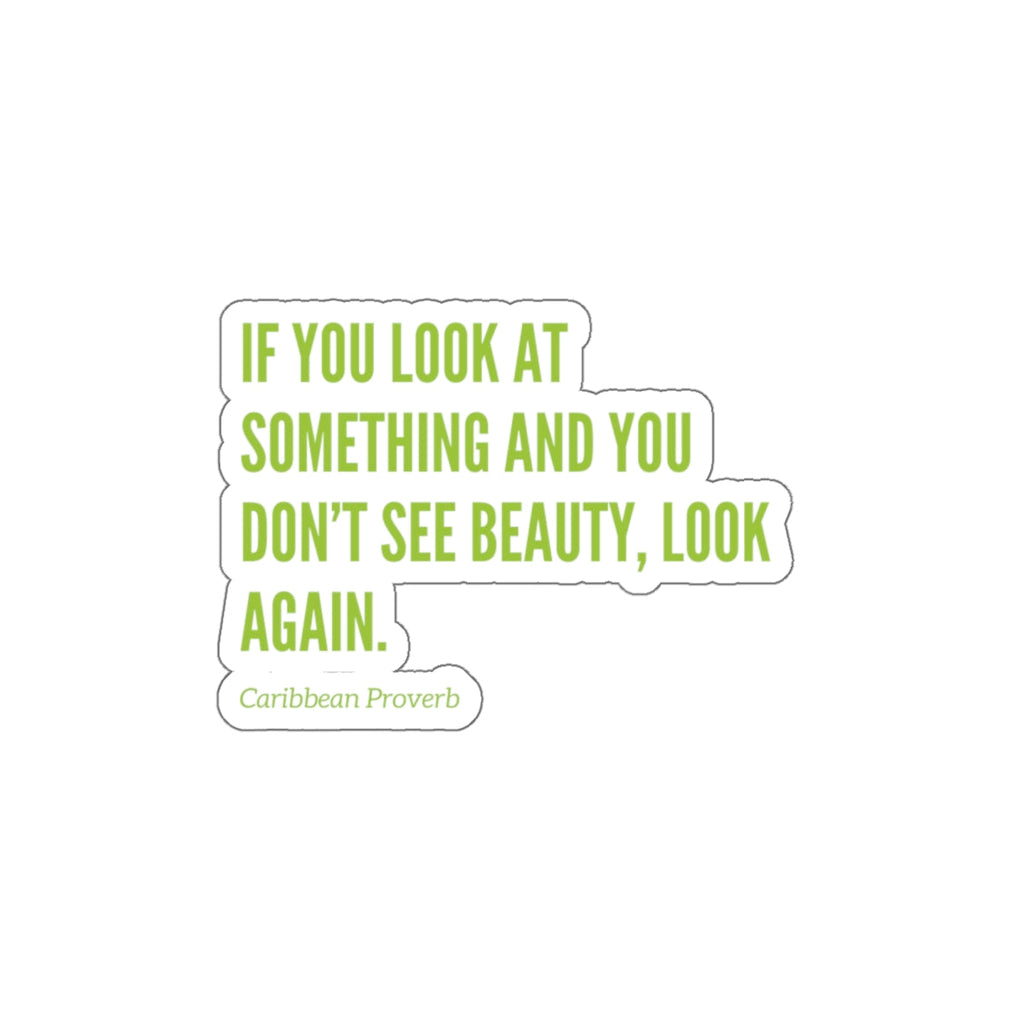 "Look Again" Sticker