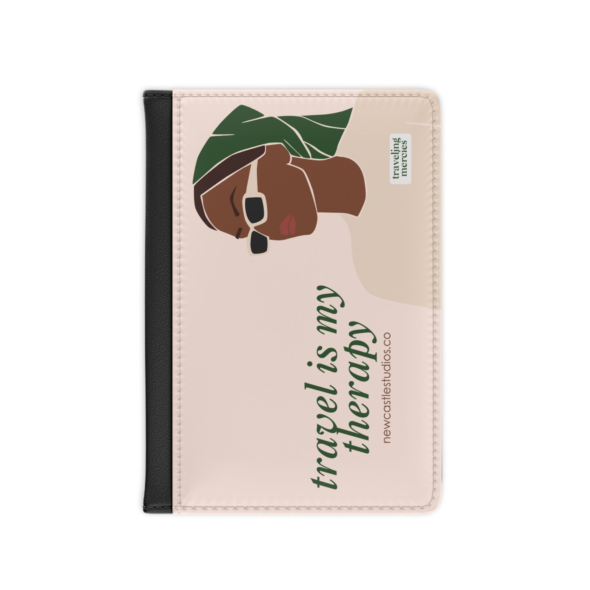 "Travel is my Therapy" Passport Cover/Holder