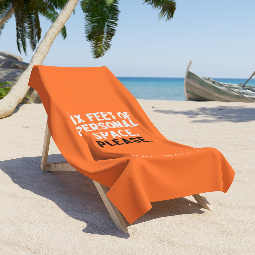 "Personal Space" Beach Towel