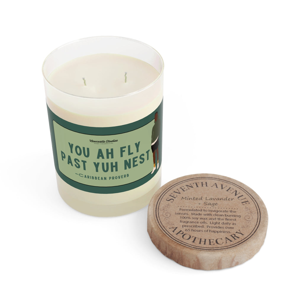 "You Ah Fly Past Yuh Nest" Luxe Candle