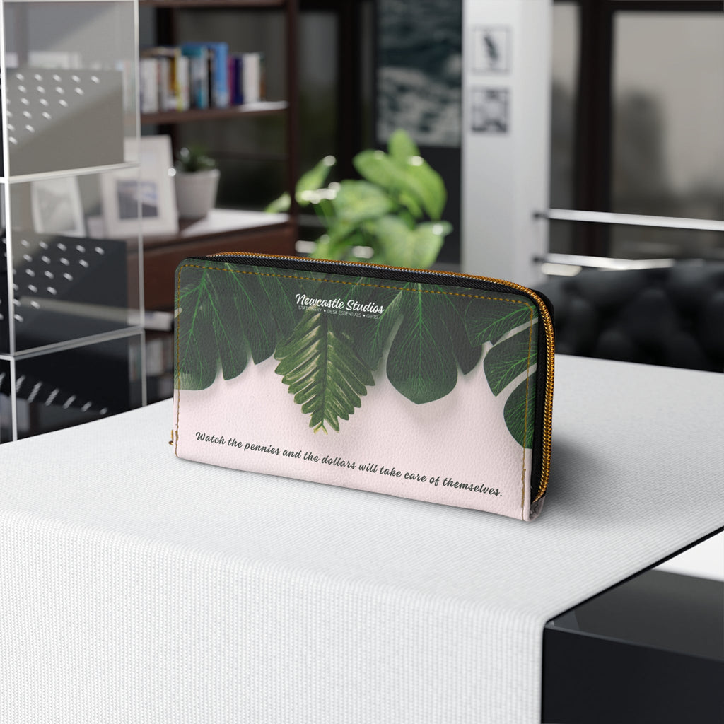 "Prosperity" Zipper Wallet