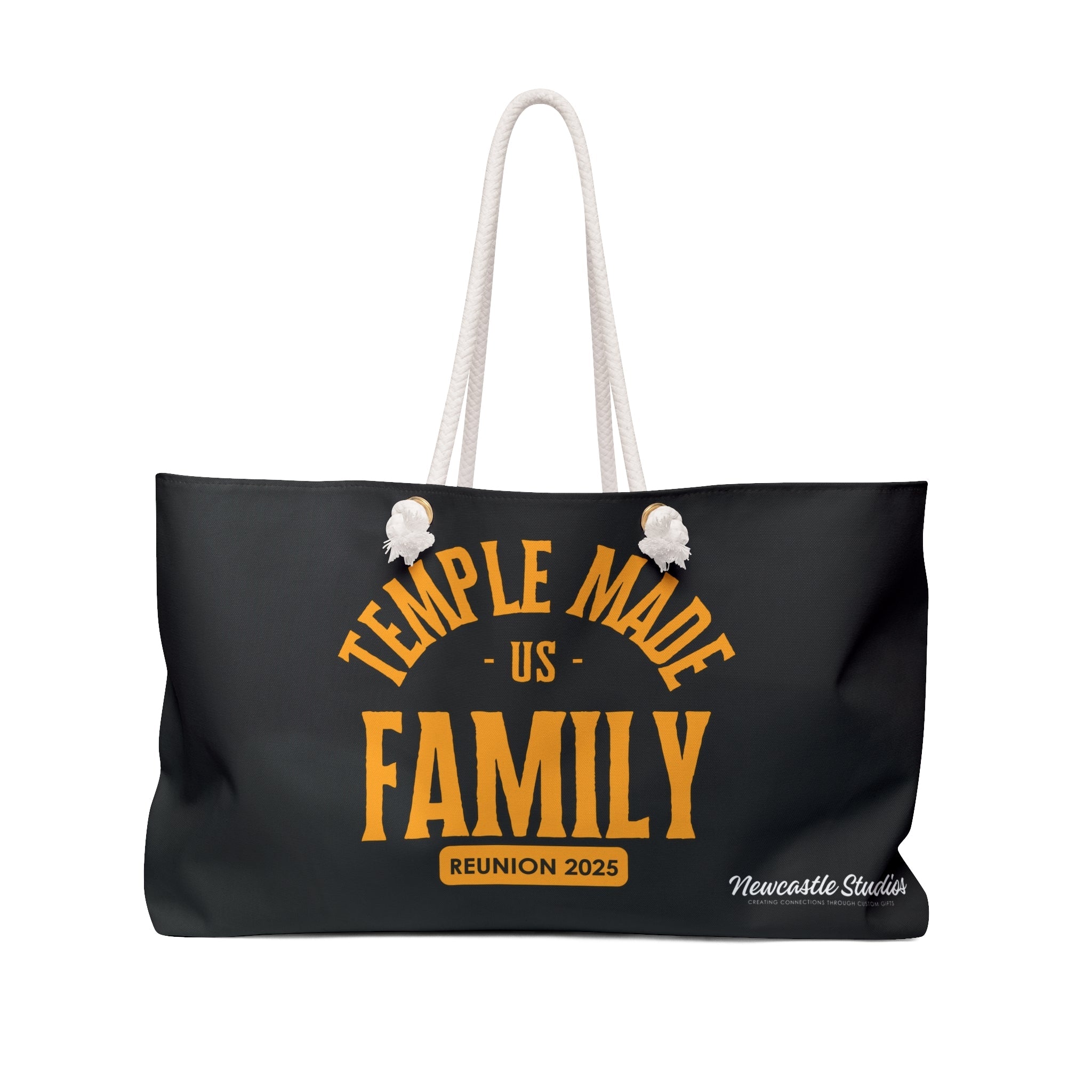 TempleMADE Us Family Weekend Bag (Black + Gold)