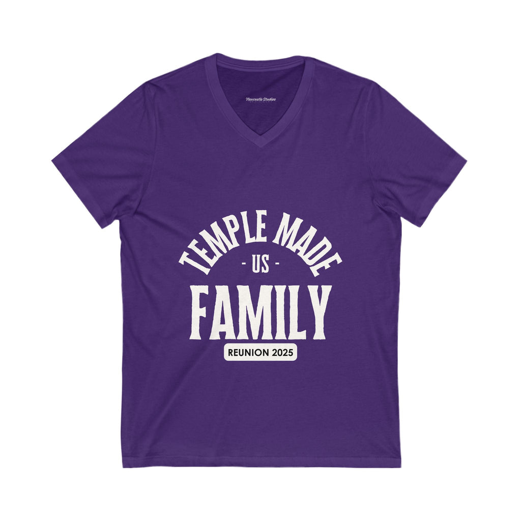 TempleMADE Us Family V-Neck T-Shirt (Adult + Unisex)