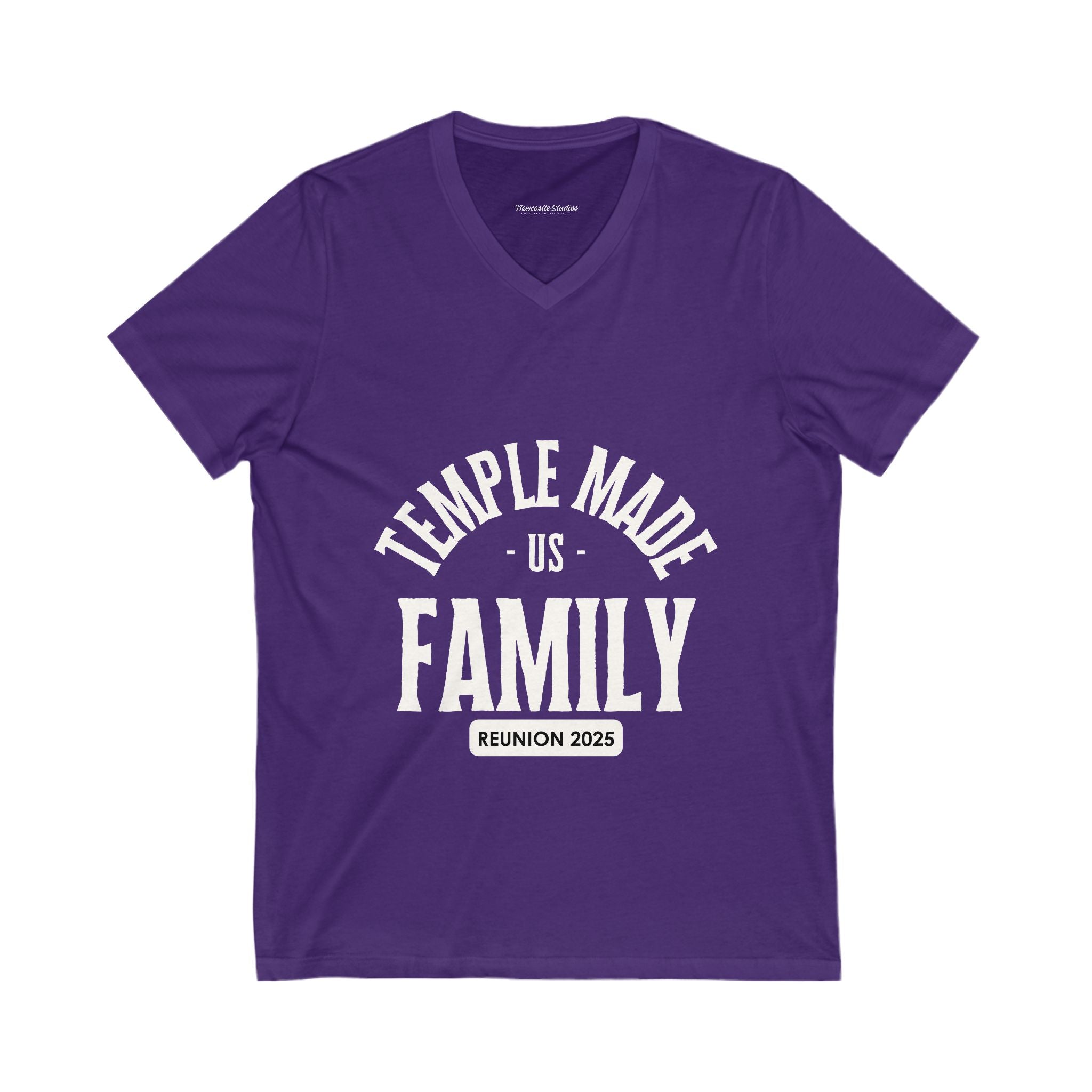 TempleMADE Us Family V-Neck T-Shirt (Adult + Unisex)
