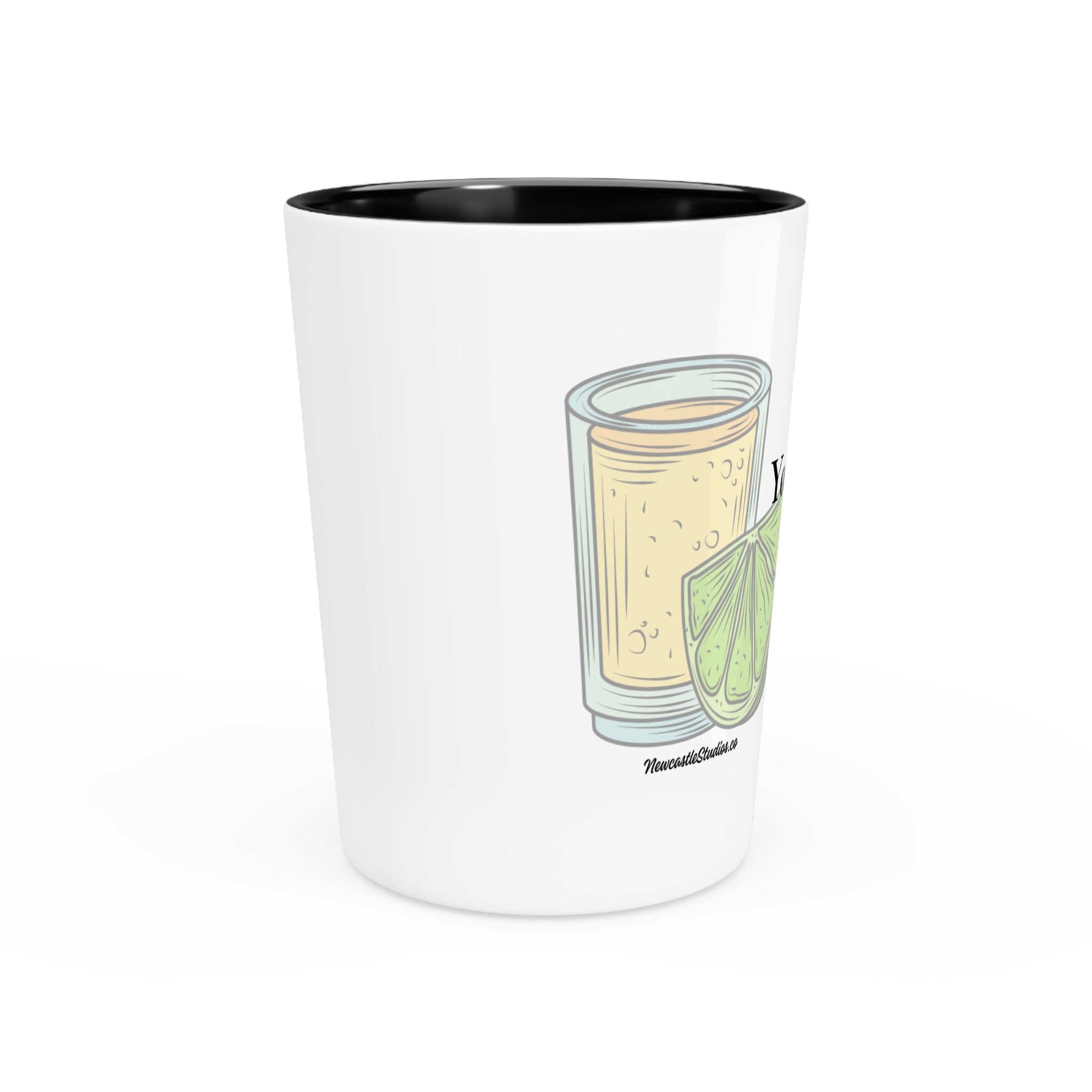 "The Lime to my Tequila" Shot Glass