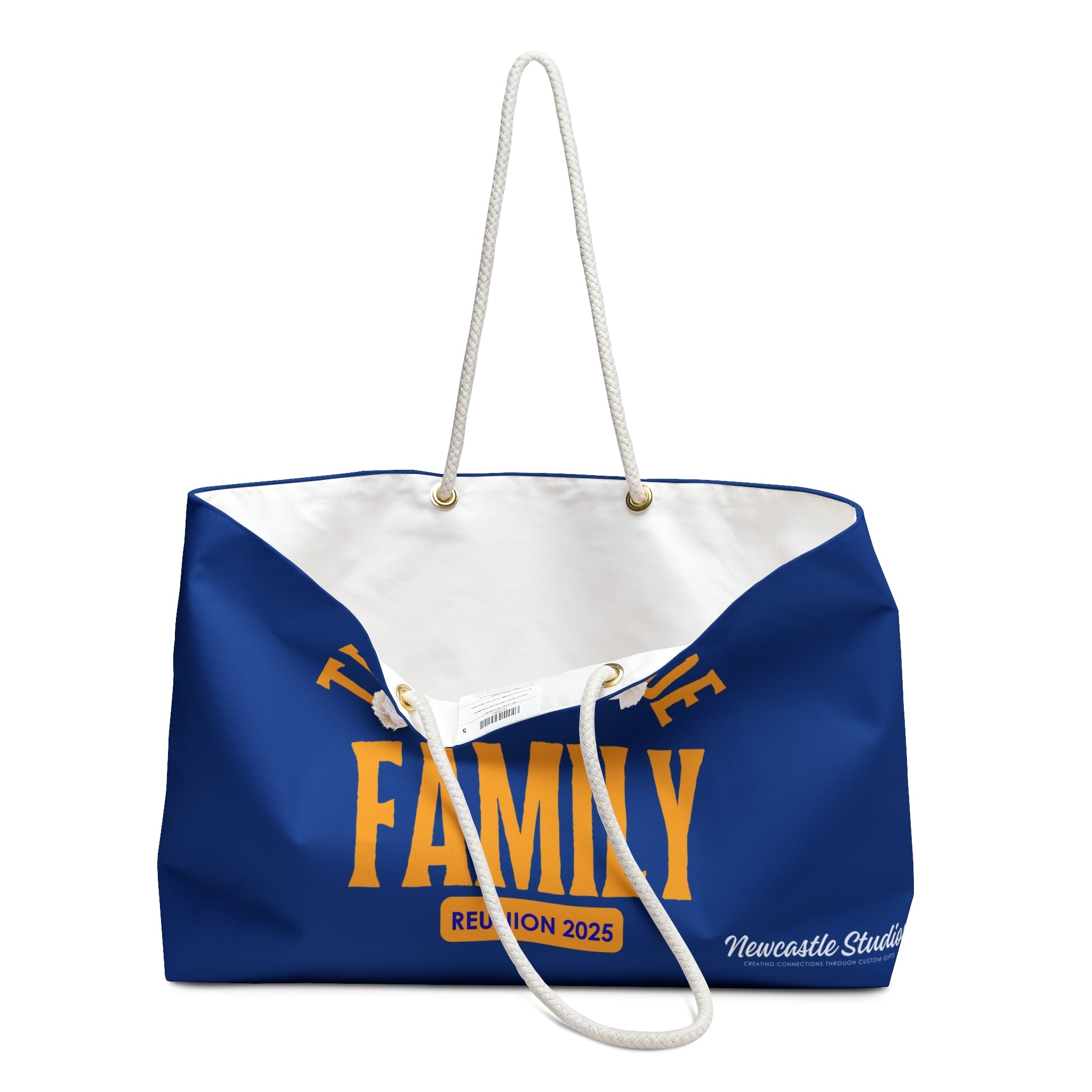 TempleMADE Us Family Weekend Bag (blue + yellow)