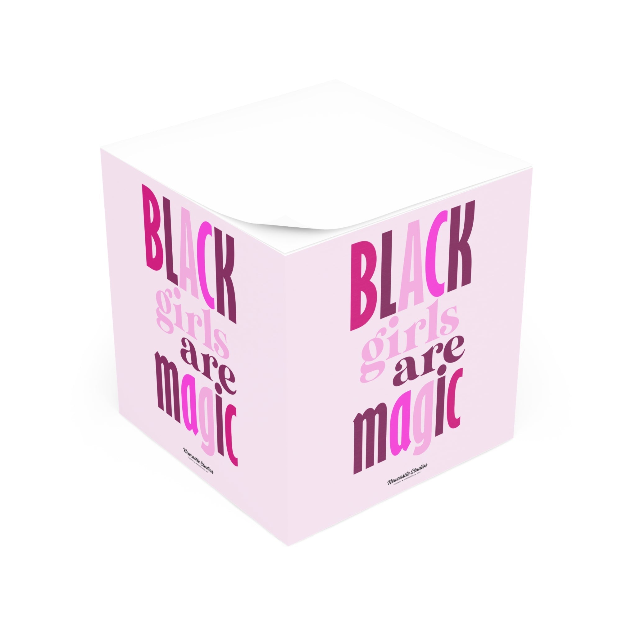"Black Girls are Magic #1" Note Cube