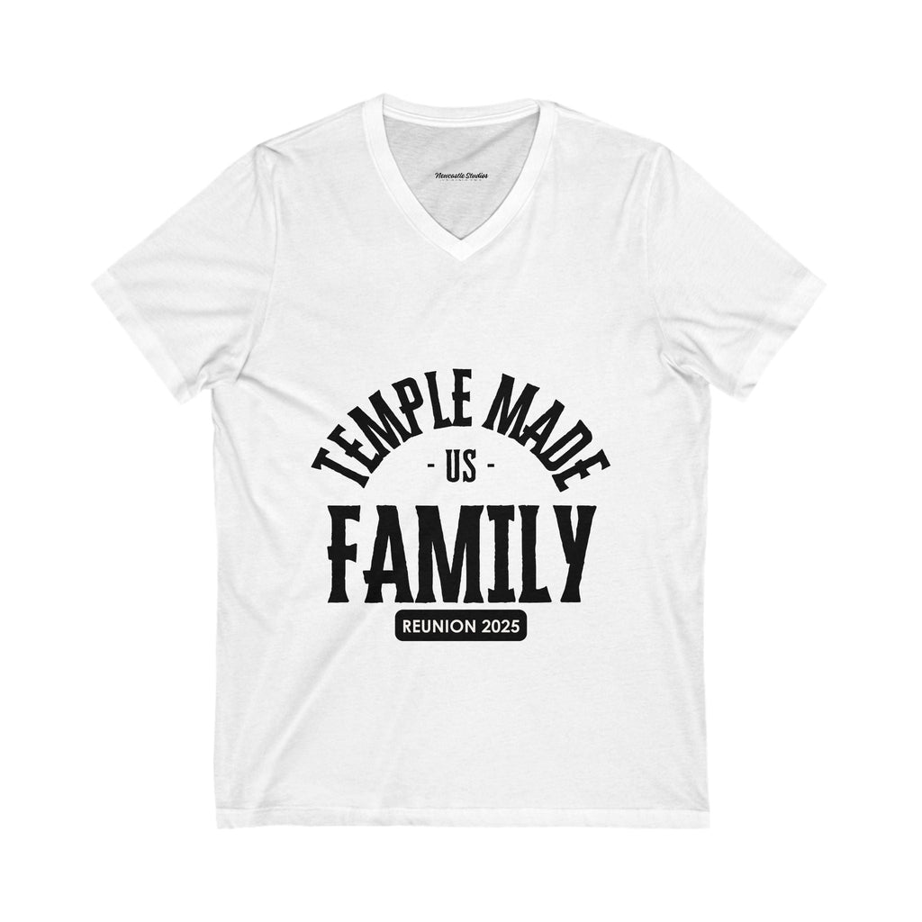 TempleMADE Us Family V-Neck T-Shirt (Adult + Unisex)