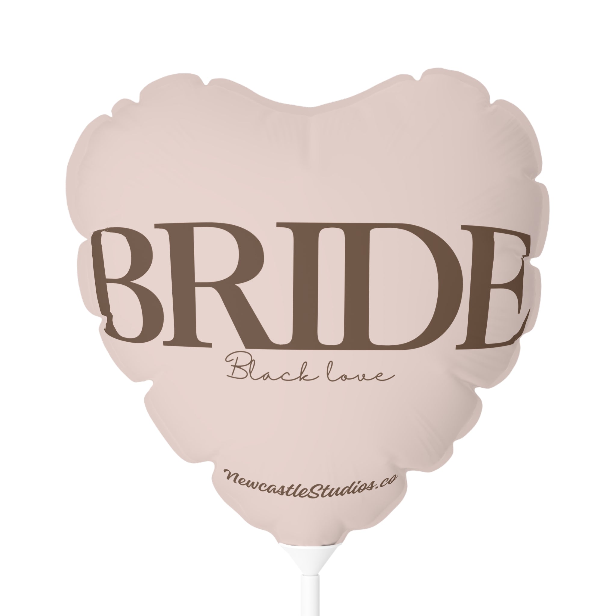 "Bride Black Love Balloon (11 in)