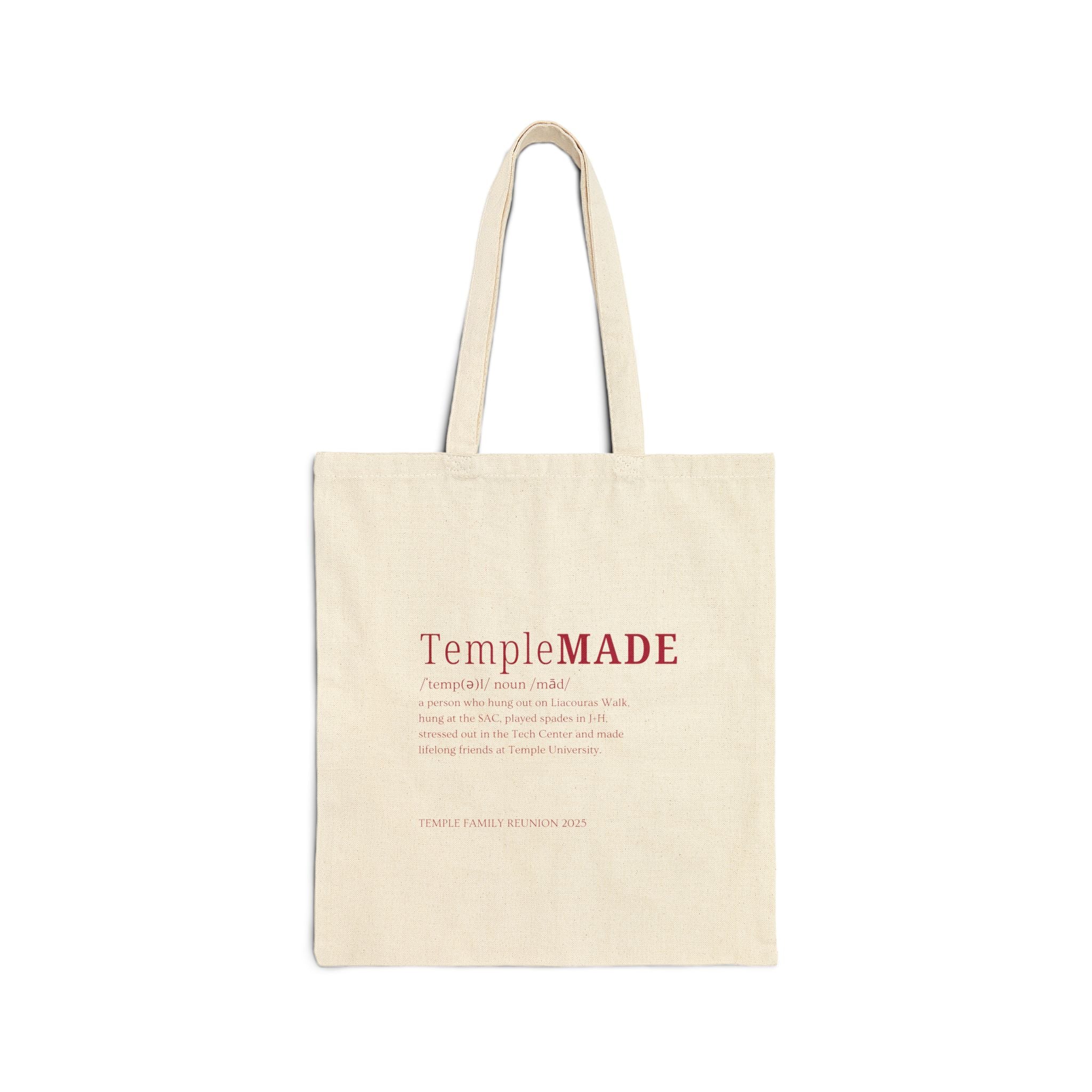 TempleMADE Tote Bag