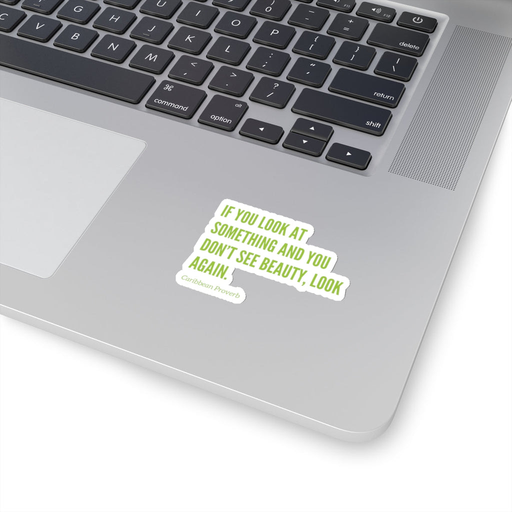 "Look Again" Sticker