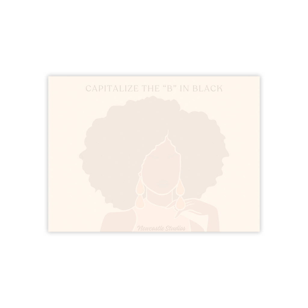 "Capitalize the 'B' in Black #1" Post-it® Notepad (Various Sizes)