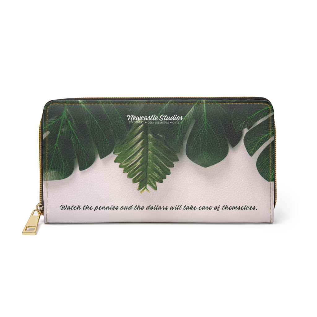"Prosperity" Zipper Wallet