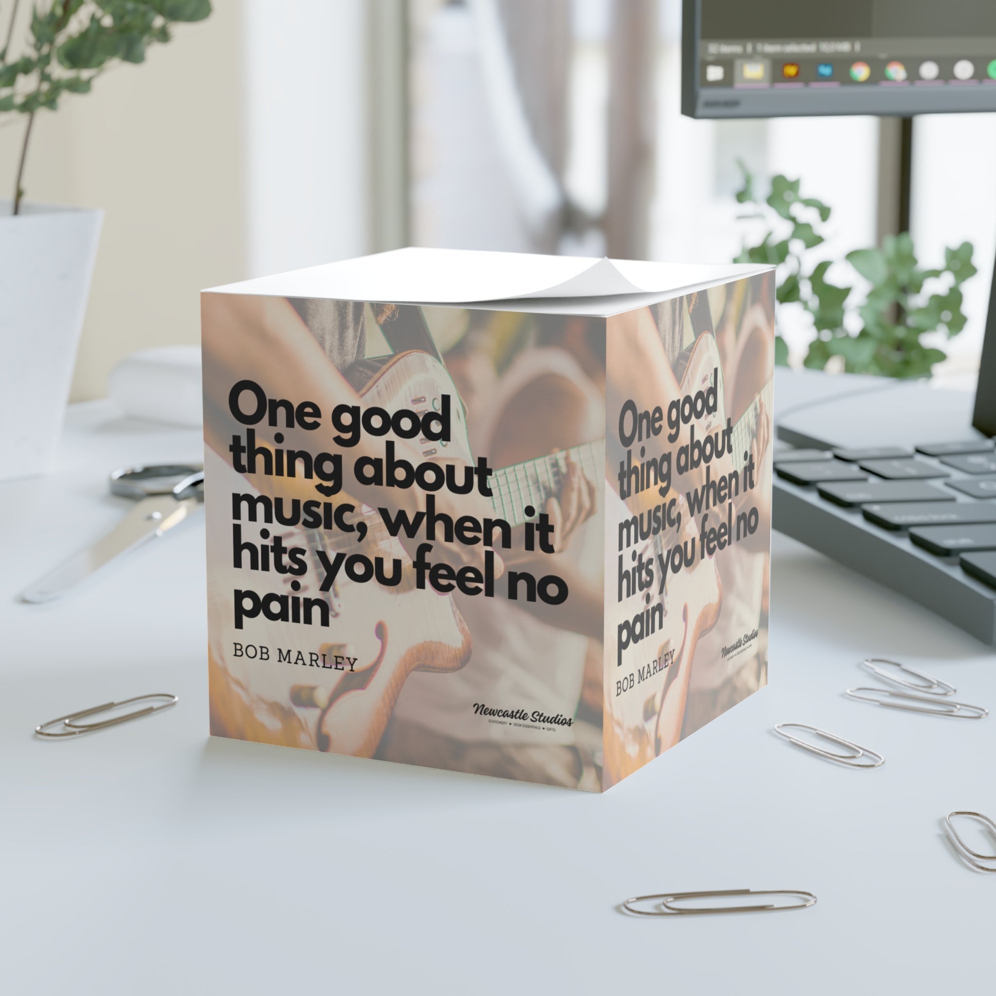 "Bob Marley" Note Cube