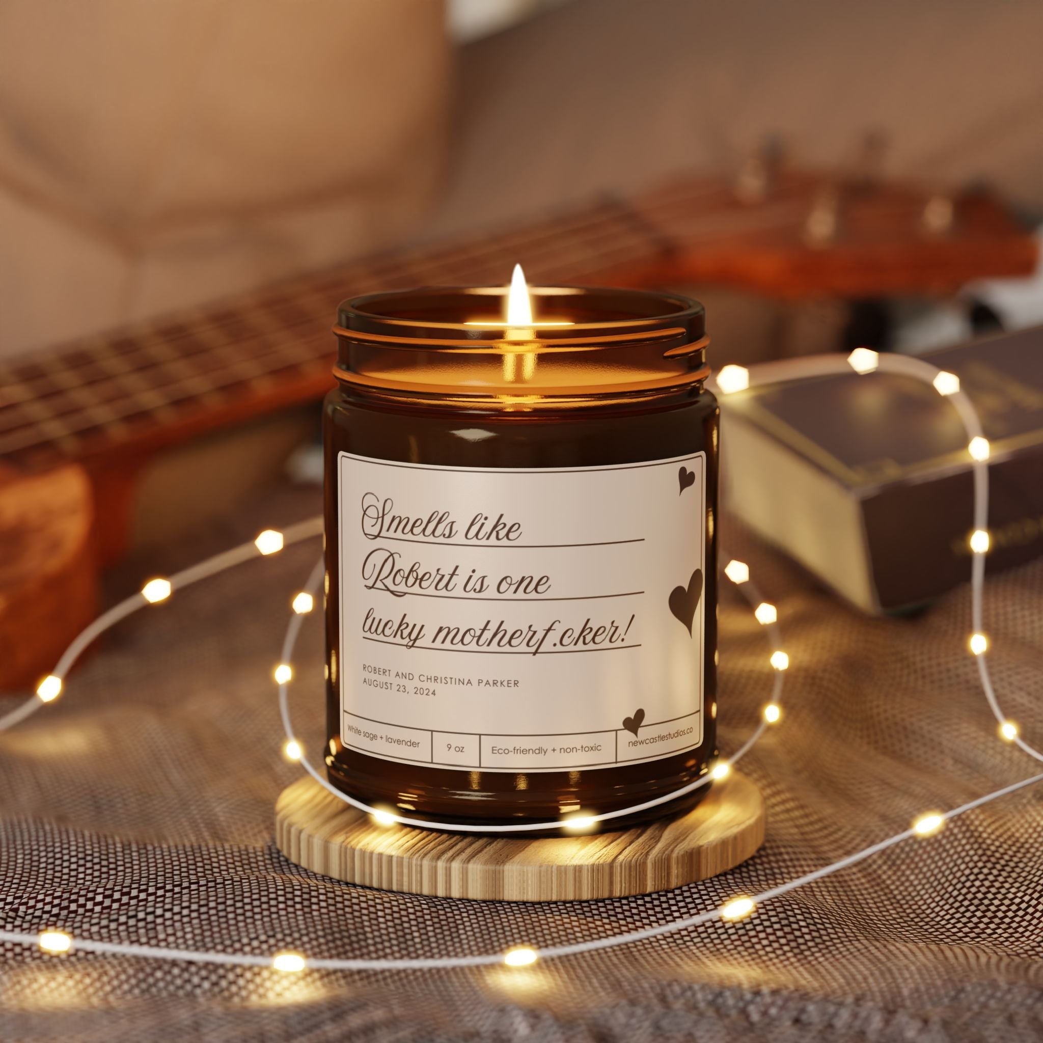 Personalized "Lucky" Candle