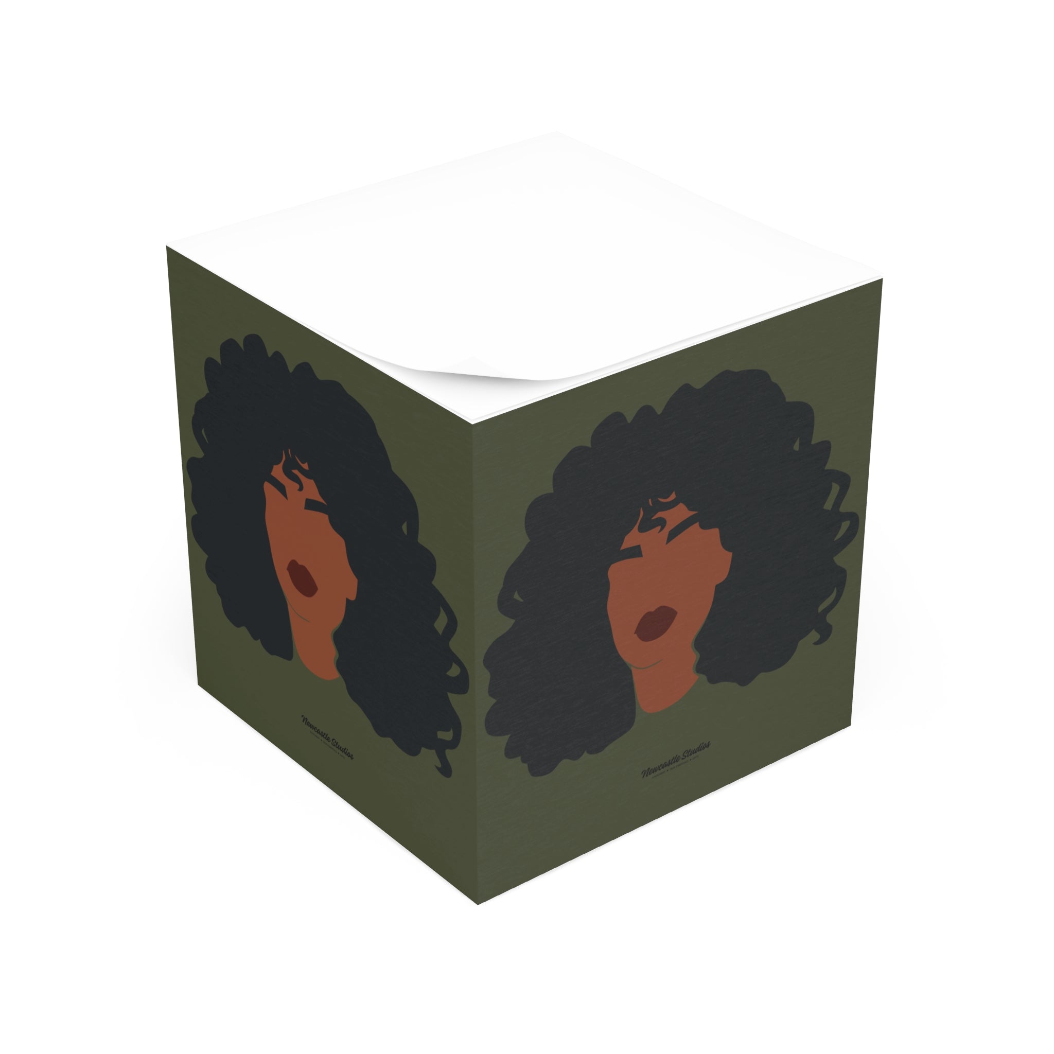 "Big Hair, Don't Care Note Cube