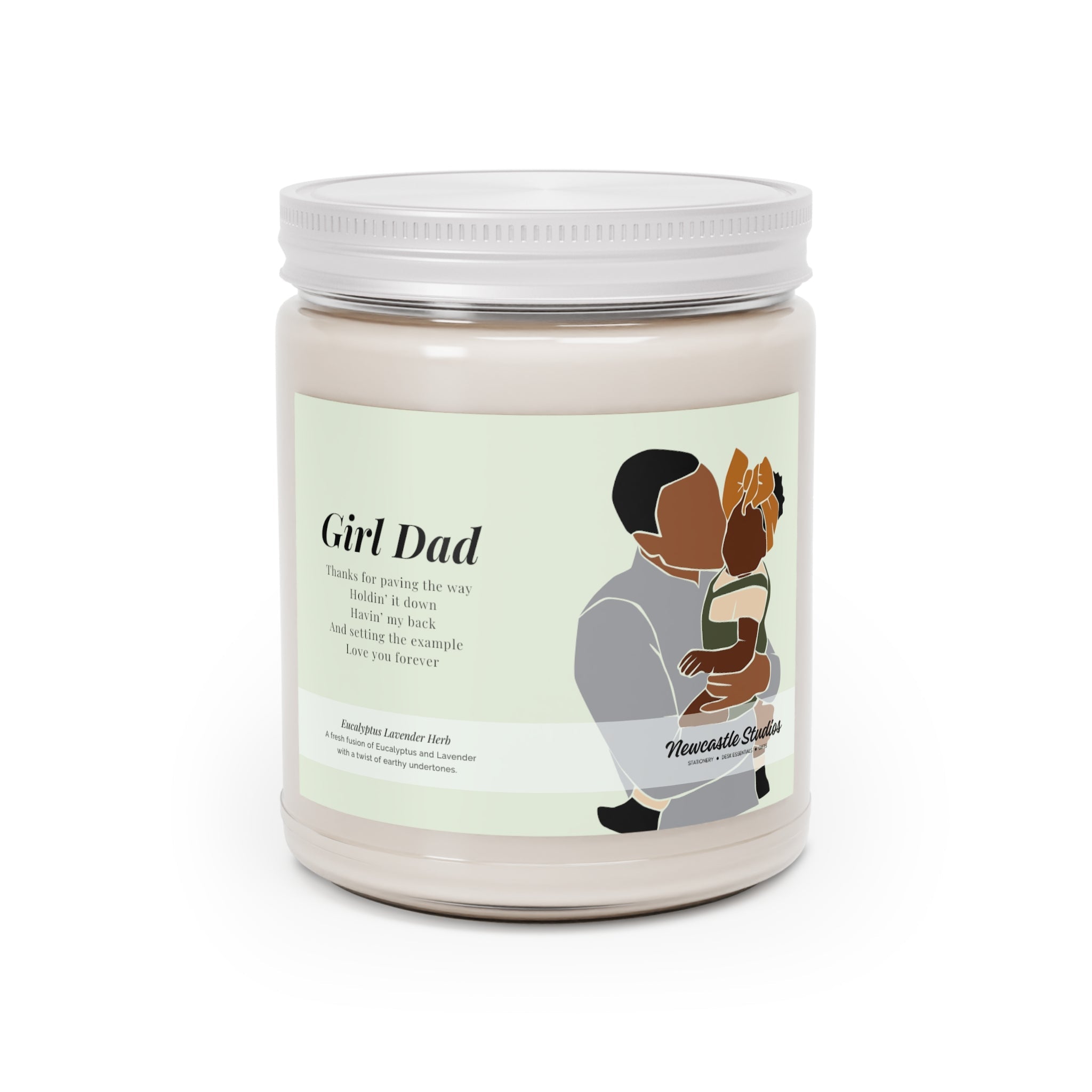 "Girl Dad" Glass Candle