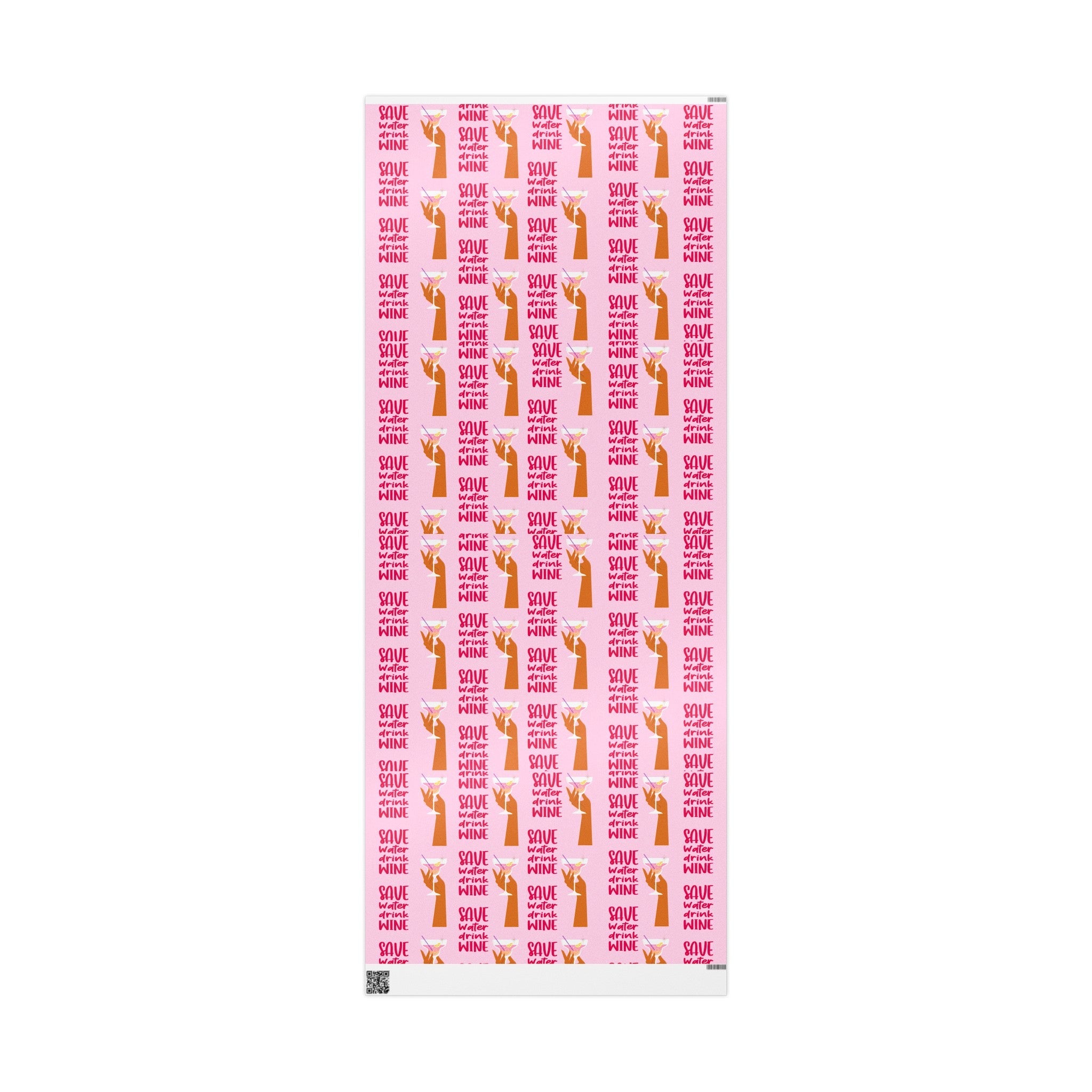 "Save Water, Drink Wine" Wrapping Paper