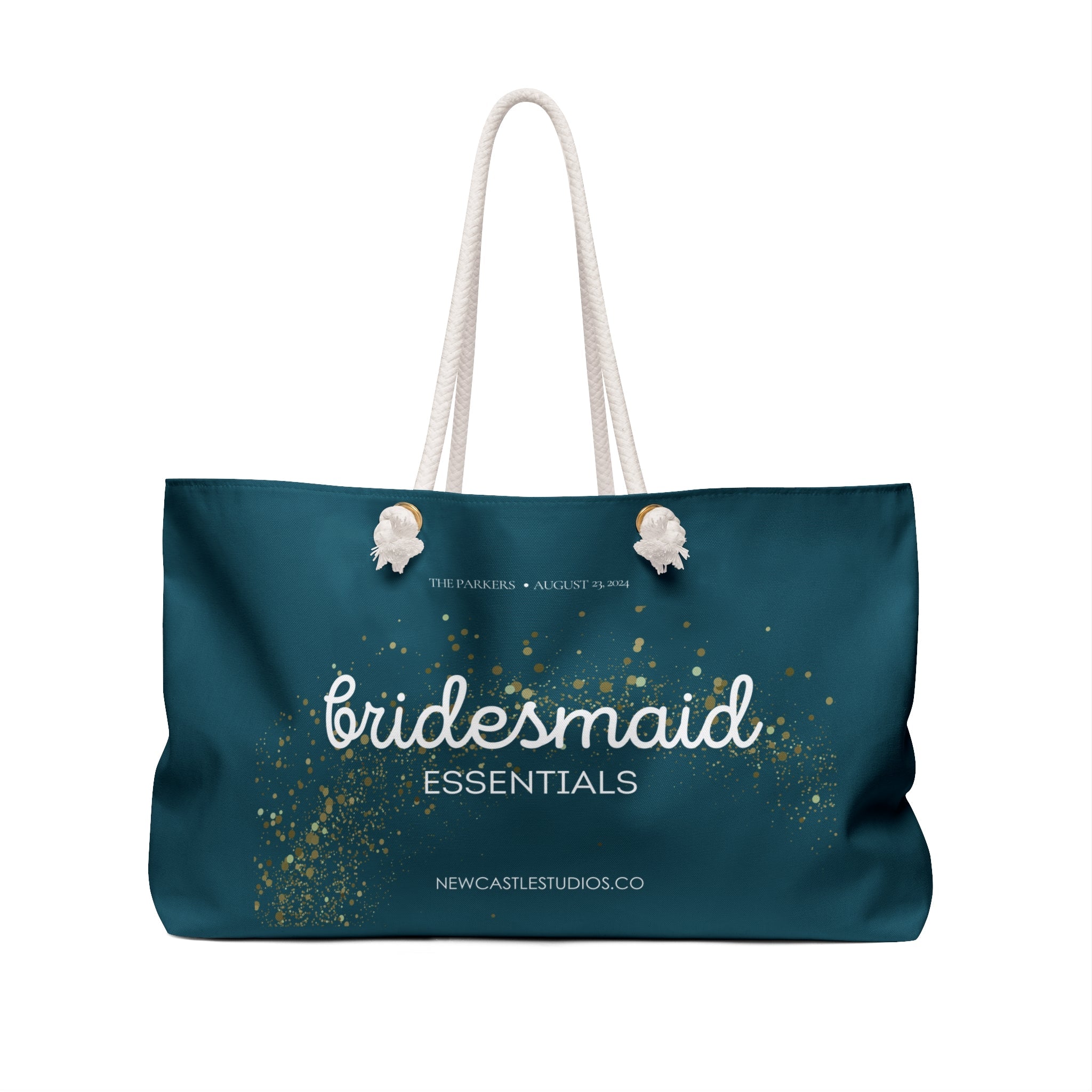 Personalized "Bridesmaid Essentials" Weekend Bag