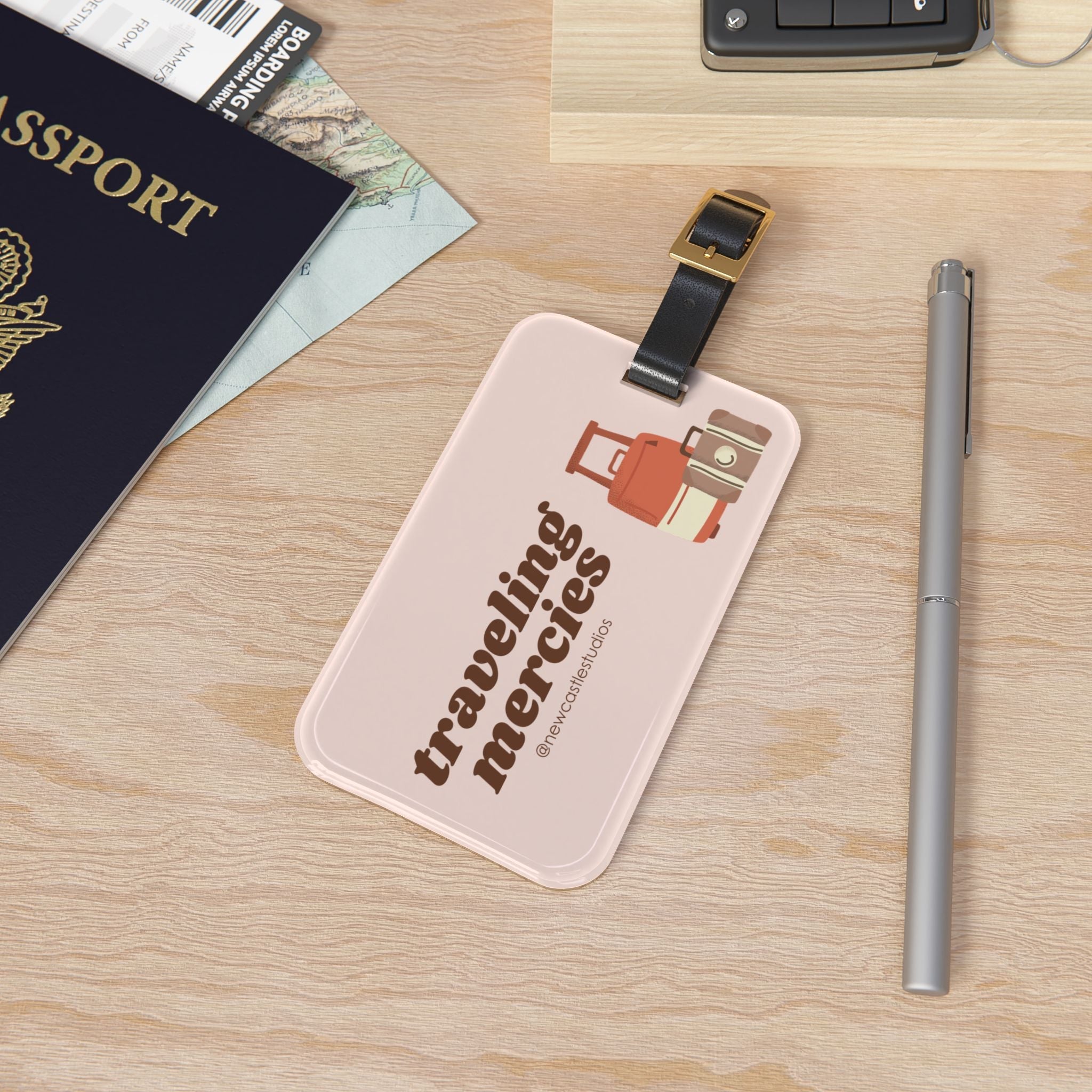 "Traveling Mercies" Luggage Tag