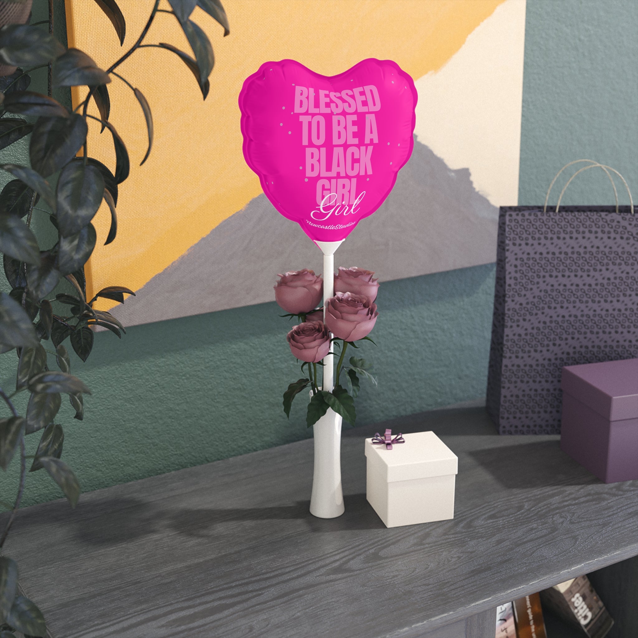 "Blessed to be a Black girl" Balloon