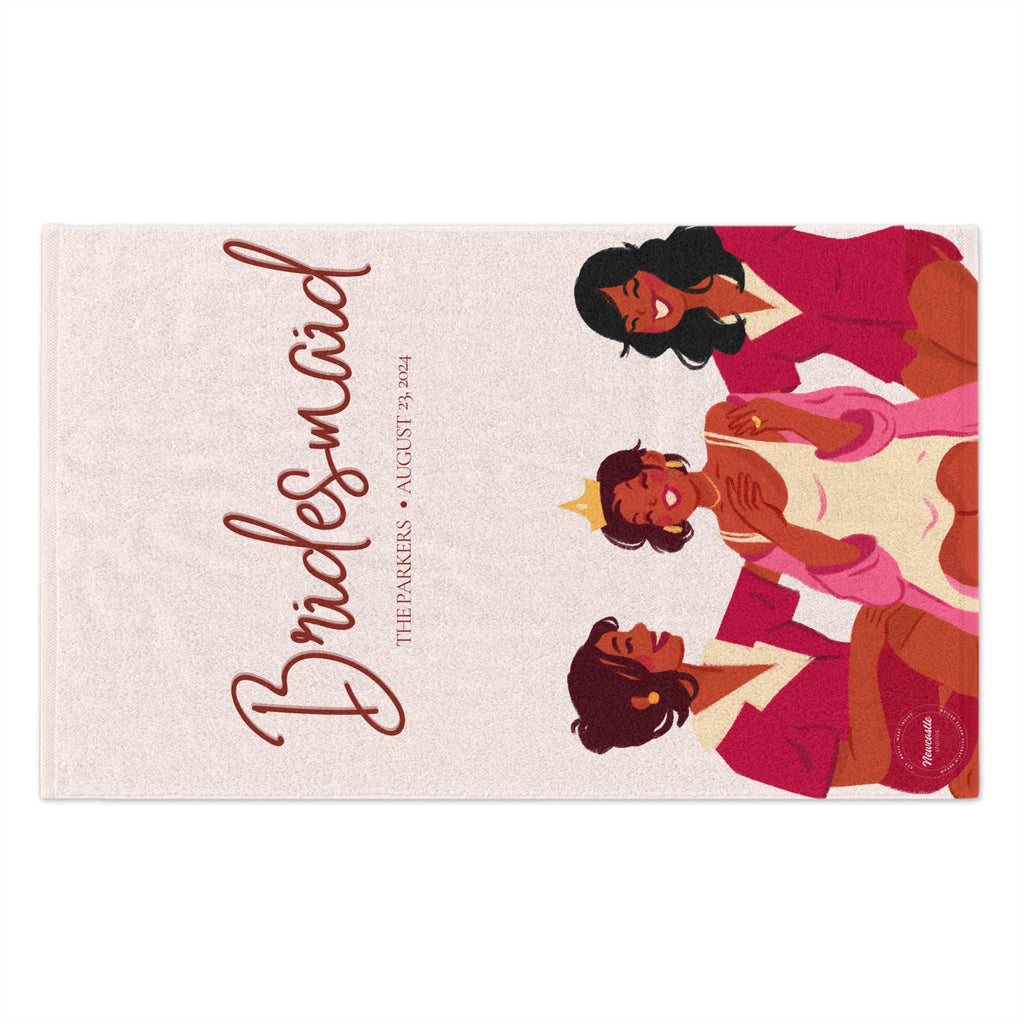Personalized "Bridesmaid" Hand/Face Towel