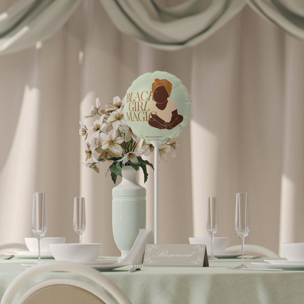 "Black Girl Magic" Sage Balloon (6 in)