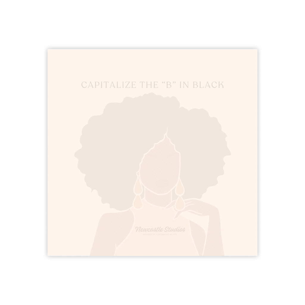 "Capitalize the 'B' in Black #1" Post-it® Notepad (Various Sizes)