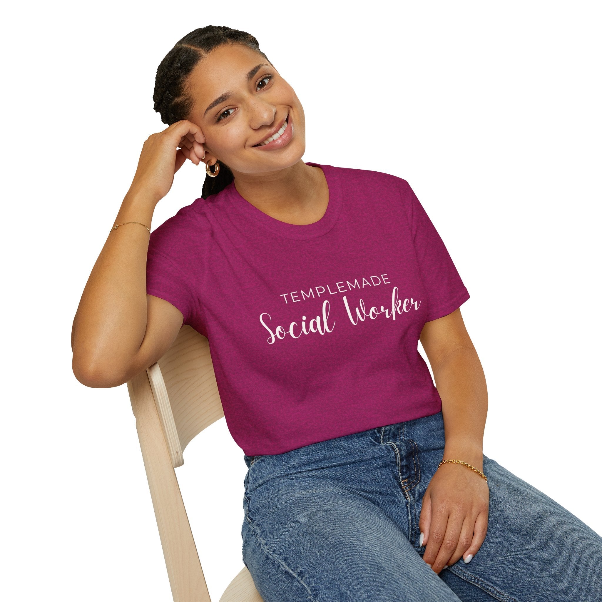 TempleMADE Social Worker T-Shirt (Adult + Unisex)