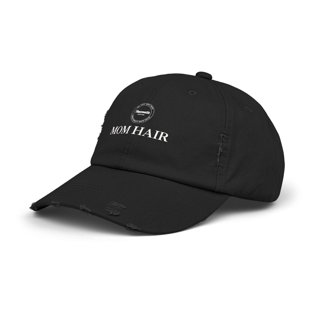 "Mom Hair" Distressed Hat