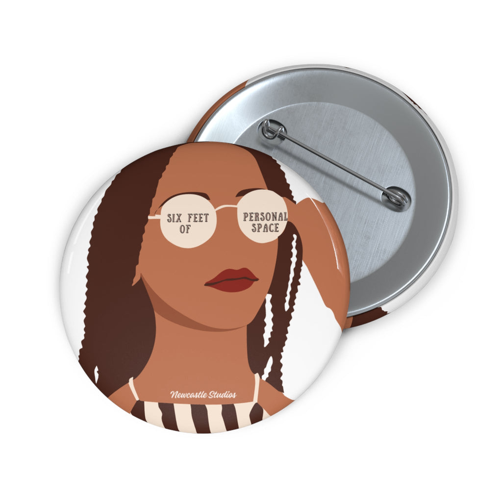 "Personal Space" Pin Button