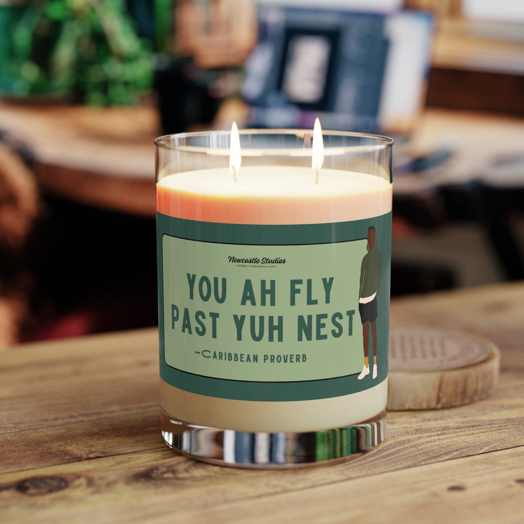 "You Ah Fly Past Yuh Nest" Luxe Candle