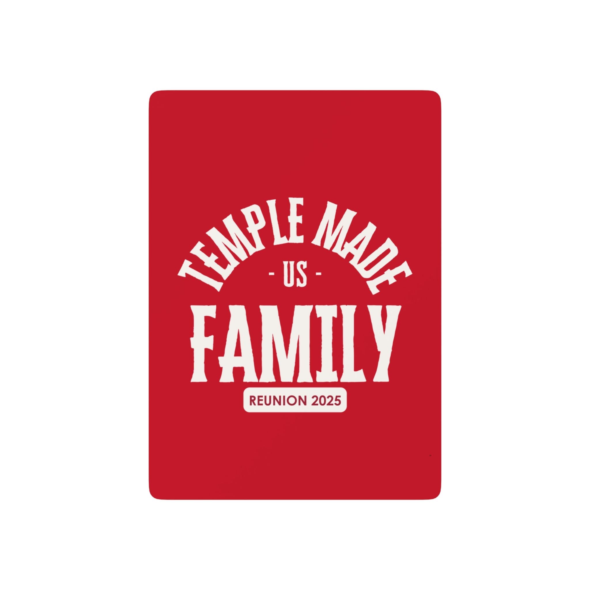 TempleMADE Us Family Playing Cards