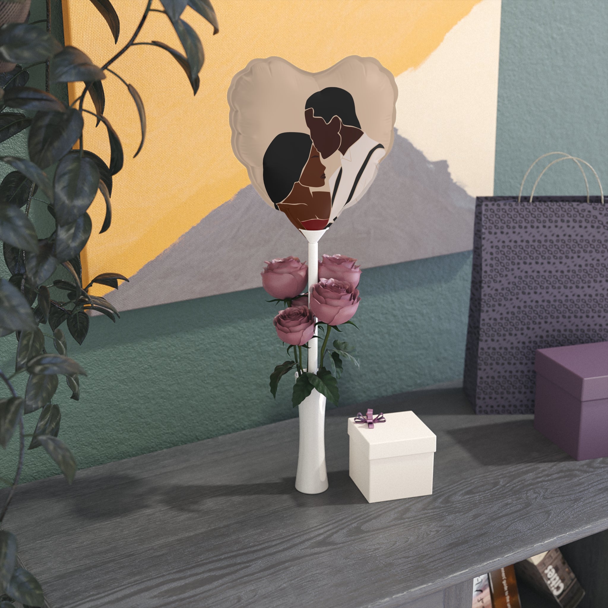 "Black Love #1" Balloon (6 in)