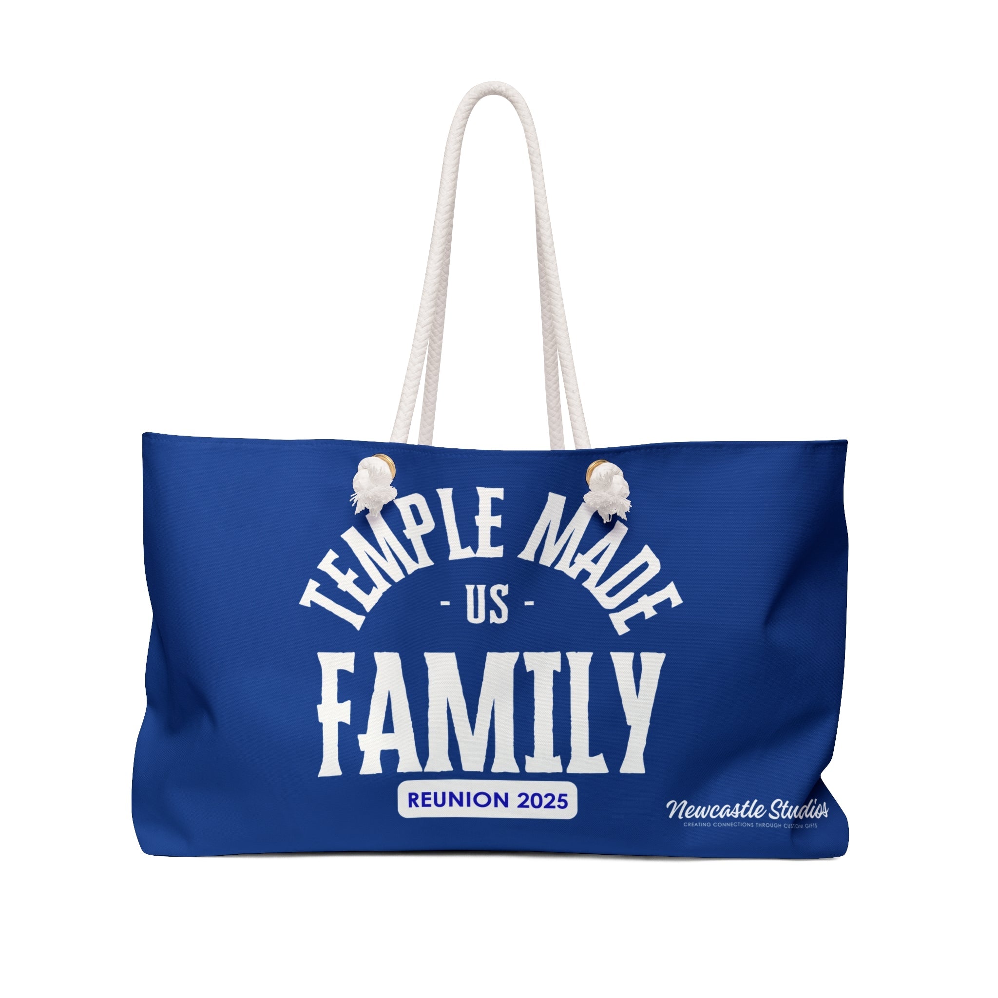 TempleMADE Us Family Weekend Bag (Blue + White)