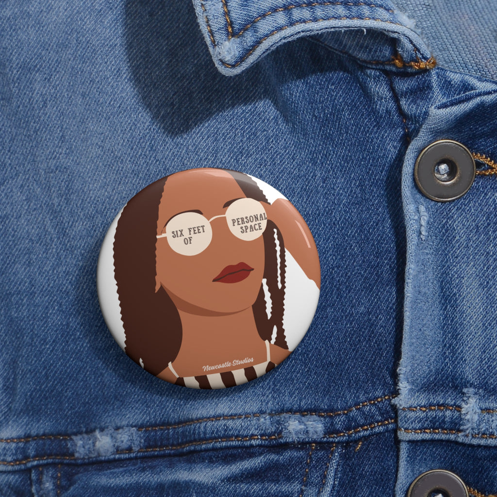 "Personal Space" Pin Button