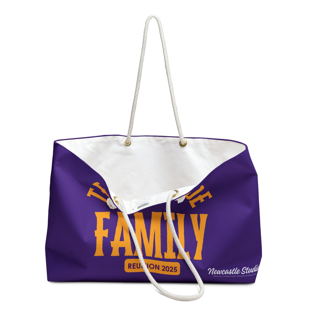 TempleMADE Us Family Weekend Bag (Purple + Gold)