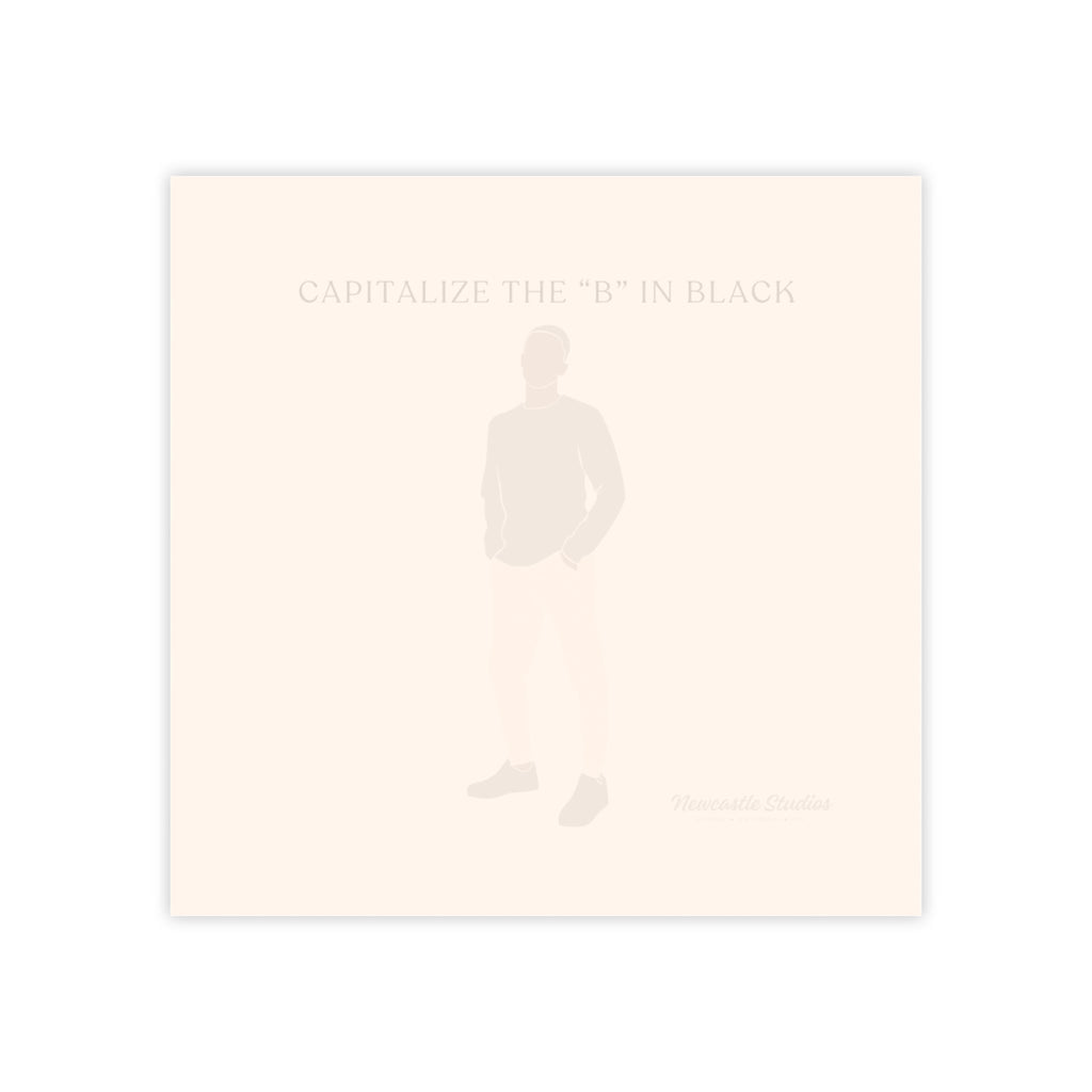 "Capitalize the 'B' in Black #1" Post-it® Notepad (Various Sizes)