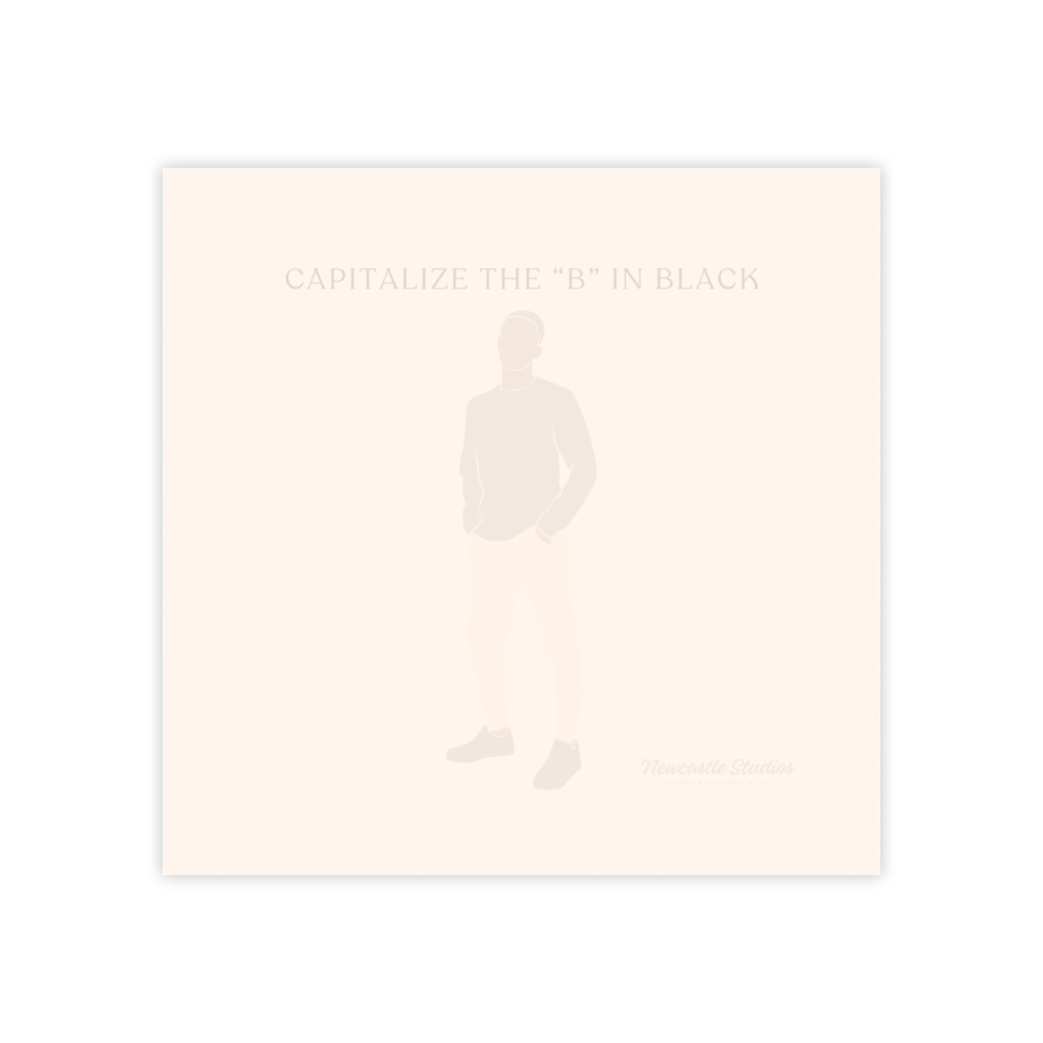 "Capitalize the 'B' in Black #1" Post-it® Notepad (Various Sizes)