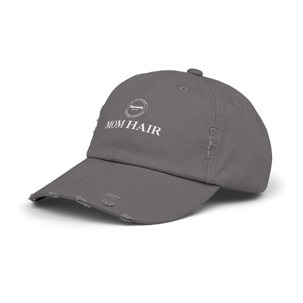 "Mom Hair" Distressed Hat
