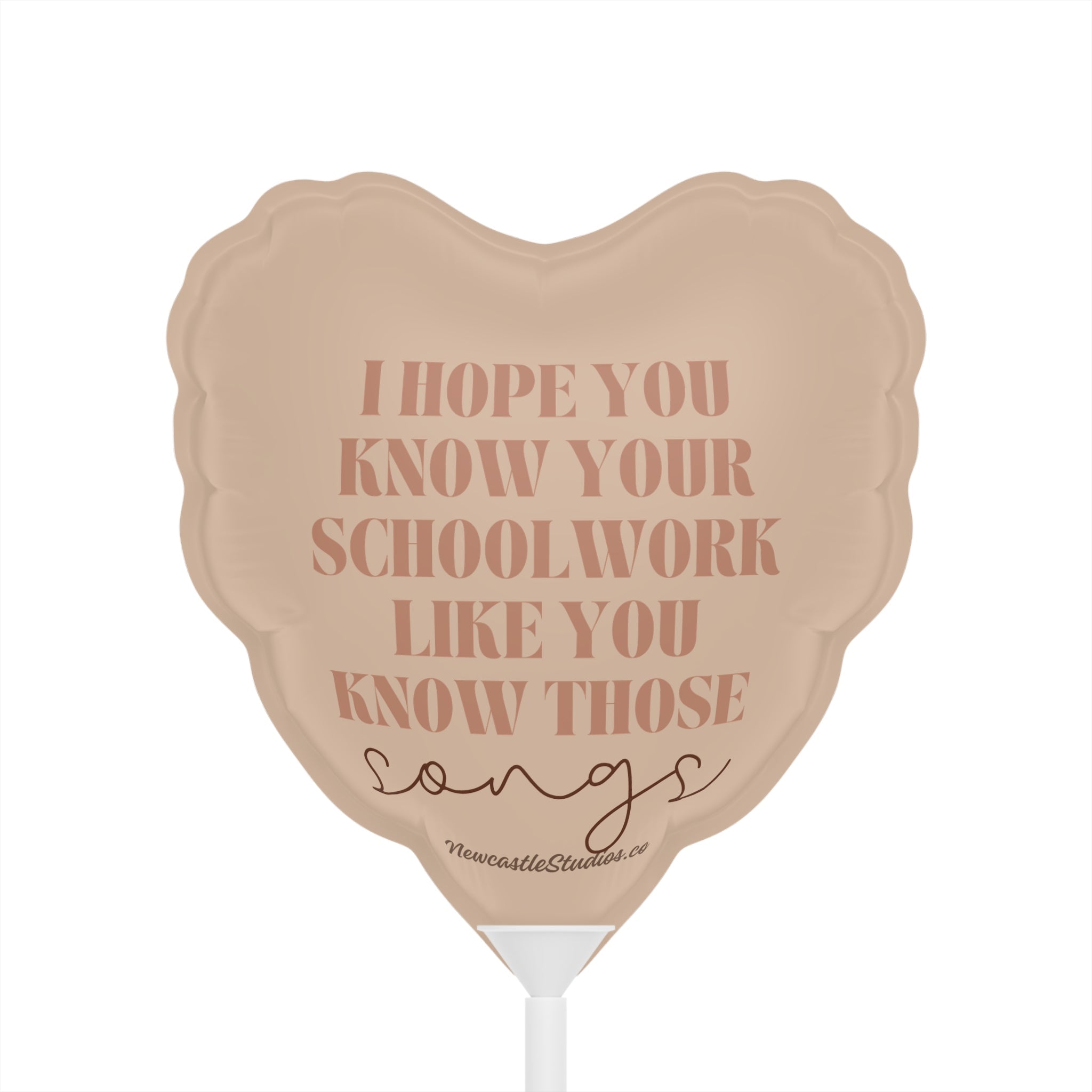 "Know Your Schoolwork" Balloon (6 in)