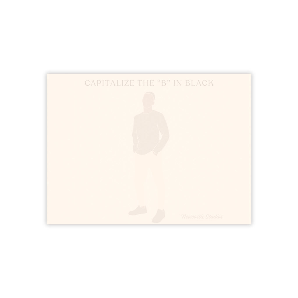 "Capitalize the 'B' in Black #1" Post-it® Notepad (Various Sizes)