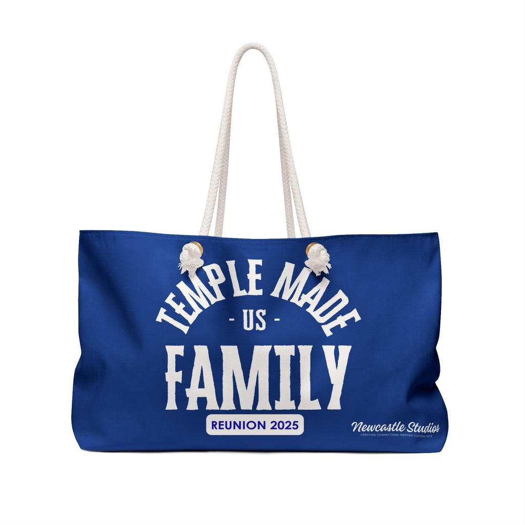 TempleMADE Us Family Weekend Bag (Blue + White)