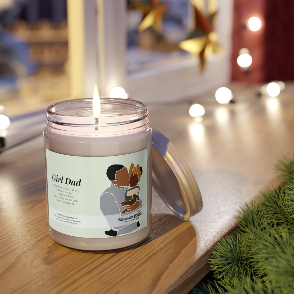 "Girl Dad" Glass Candle