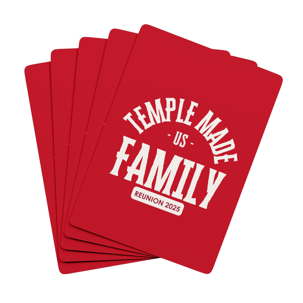 TempleMADE Us Family Playing Cards